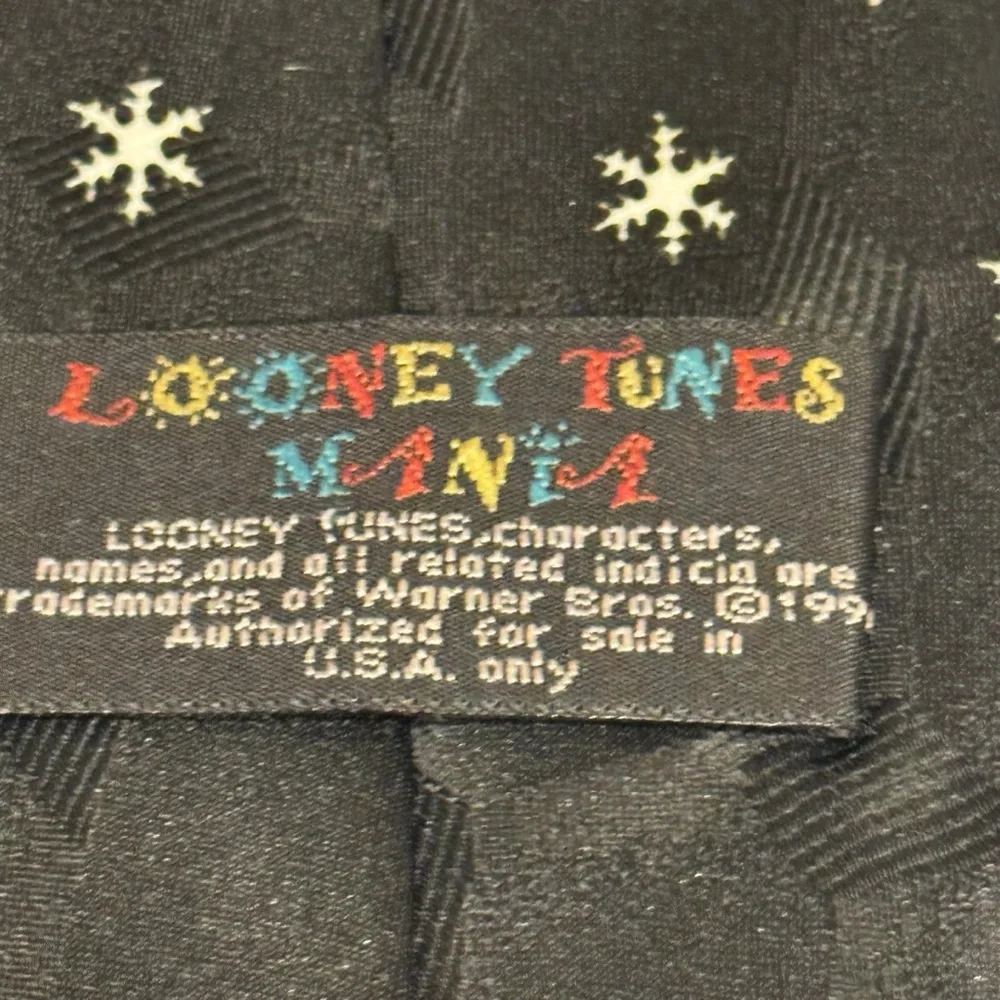 Looney Tunes Mania 2 Christmas ties Sylvester Tweety Bugs Daffy Warner Bros 1996